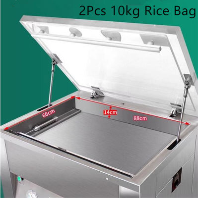Máquina de embalaje de vacío de forma de arroz de doble cara de capacidad de 200 kg Tecnología avanzada