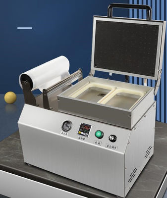 Electric Driven Vacuum Tray Sealer And Map Skin Pack Machine For Fresh Beef Steak Meat (Machina de empaque de piel y mapa para carne de res y carne de res)