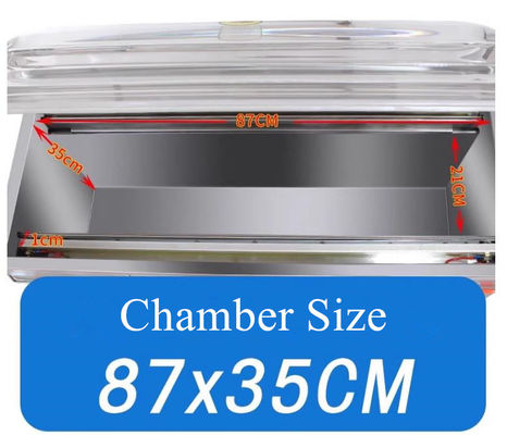 DZ-850 Máquina de sellado por vacío de cámara de acero inoxidable para envases de polvo químico