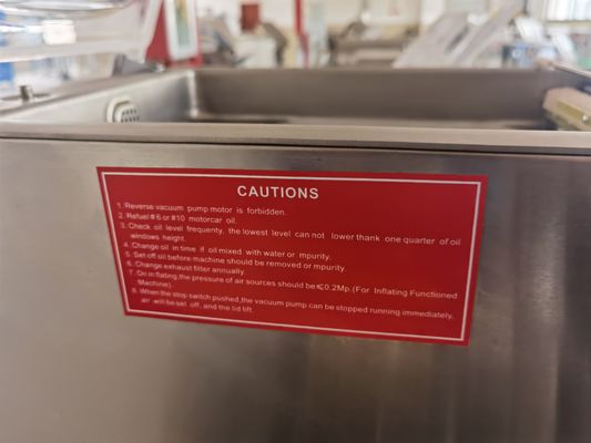 44 KG Máquina de sellado de alimentos de vacío de mesa de barra única para el hogar para pequeñas empresas