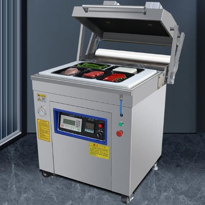 Máquina automática de embalaje al vacío de piel de carne para sellador de bandejas de alimentos 830*750*91050mm