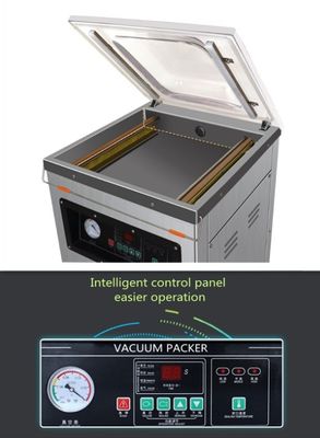 Máquina de embalaje al vacío de acero inoxidable DZ 400 para papas de ajo alimentos carne pescado queso