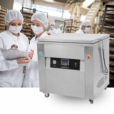Máquina de sellado de vacío grande de doble cara para arroz industrial 84x69x94cm