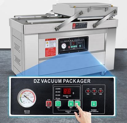 Máquina de vacío de carne de doble habitación para el embalaje con los requisitos del cliente en mente