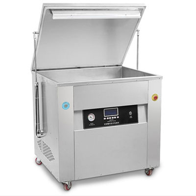 Envasador de vacío de frijoles de caja automática completa para la máquina de embalaje de vacío de arroz de trabajo pesado 1 kg