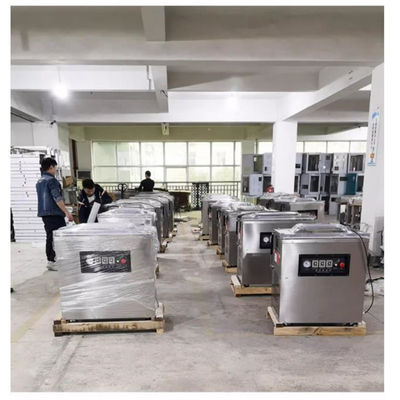 Envasador de vacío de frijoles de caja automática completa para la máquina de embalaje de vacío de arroz de trabajo pesado 1 kg