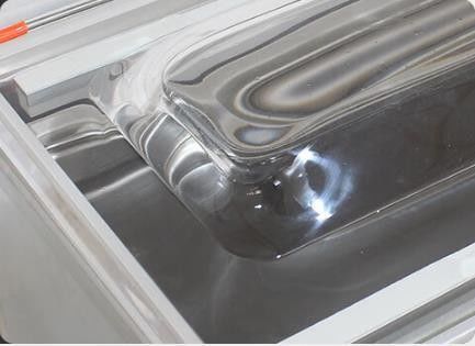 Máquina semiautomática de embalaje al vacío de granos de arroz y mijo de gran tamaño grande con potencia de motor de 900W