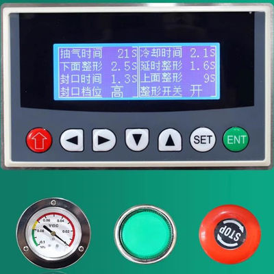 Máquina de sellado de vacío grande de doble cara para granos industriales Embalaje de arroz