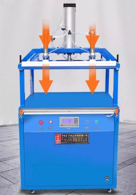 YF-1000 Prensa neumática con almohada, máquina de sellado por compresión para envases semiautomáticos