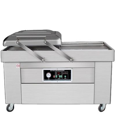 Máquina de embalaje industrial automática al vacío DZ-600/2S-A para la conservación de carne de pescado