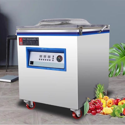 2Pc sellador de banda de sellado con vacío para alimentos Nut Carne de res Snack Queso Cámara de acero inoxidable