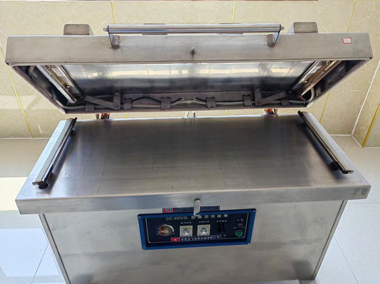 Máquina de embalaje al vacío de peces marinos con longitud de sellado de 400 mm*2pcs y velocidad de bombeo de 40m3/h
