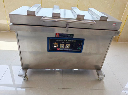 Máquina de embalaje al vacío de peces marinos con longitud de sellado de 400 mm*2pcs y velocidad de bombeo de 40m3/h