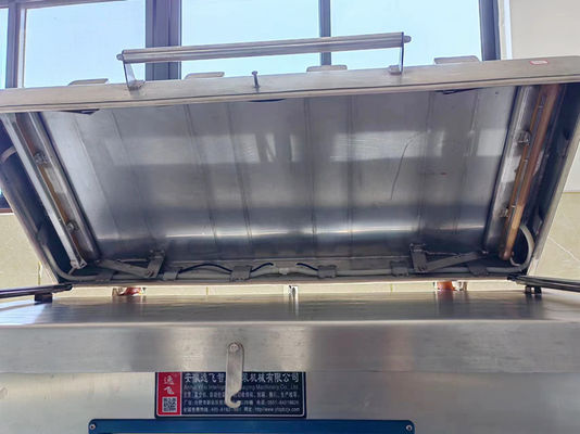 Máquina de embalaje al vacío de peces marinos con longitud de sellado de 400 mm*2pcs y velocidad de bombeo de 40m3/h