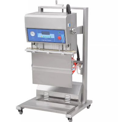 Máquina de sellado al vacío de alimentos con diseño neumático vertical de sellado ancho 10 mm 85 KG