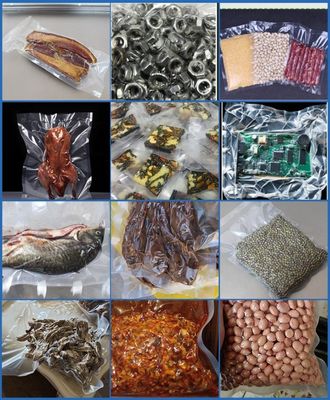 Sellador de vacío de cinta de transporte de 380V para la transformación industrial de carne, vegetales y pescado