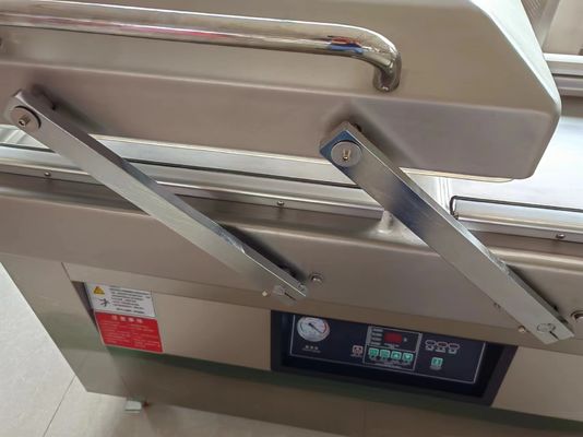 Máquina de embalaje a vacío de doble cámara para carne de chucrut, carne de pescado fechas 1070*540*970mm tamaño