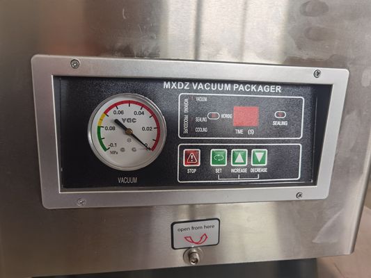 Potencia de calefacción eléctrica Máquina de embalaje al vacío de 250 W para la conservación de alimentos secos y húmedos
