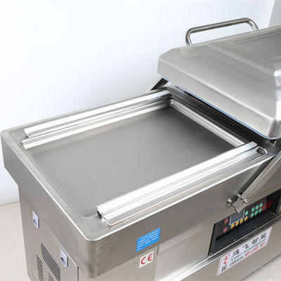 Máquina de embalaje automática de doble cámara a vacío para el sellado de alimentos