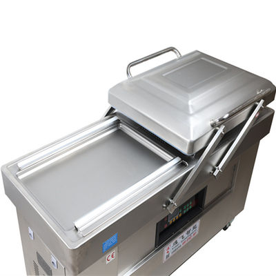 Seis funciones de memoria Máquina de sellado de embalaje a vacío de doble cámara para envases de alimentos