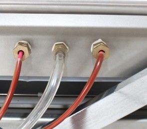 Seis funciones de memoria Máquina de sellado de embalaje a vacío de doble cámara para envases de alimentos