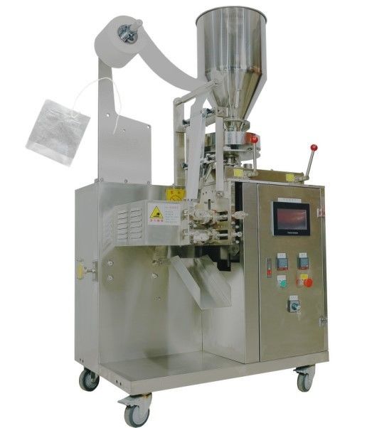 Máquina de embalaje vertical de material de madera para cápsulas de té y café en envases textiles