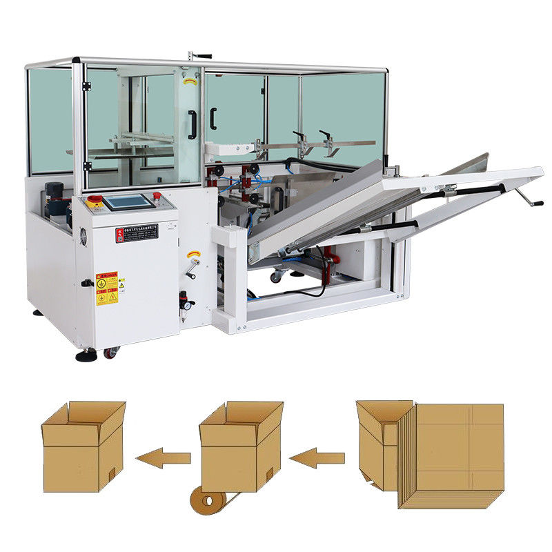 18pcs/min Velocidad máxima Bolsa de embalaje totalmente automática cinta caja caja caja caja cartón erector máquina