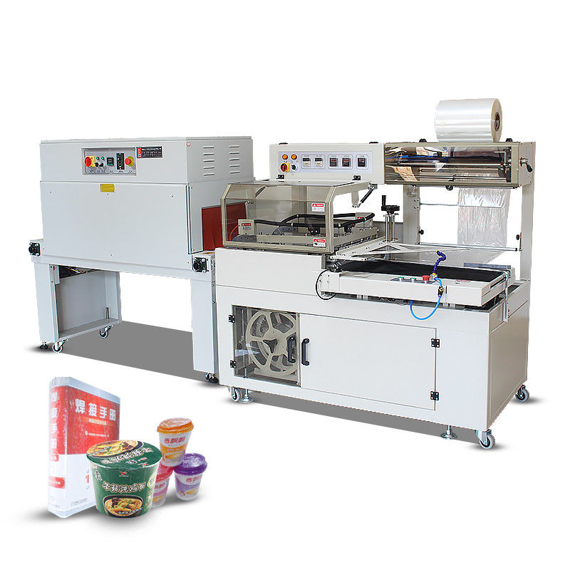Máquina automática de sellado de barras de L de alta velocidad con calefacción térmica para envoltura en contracción de película de PVC POF