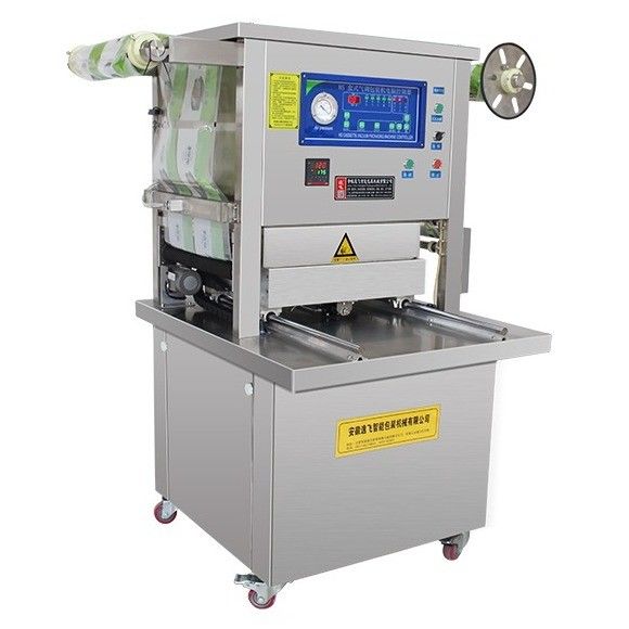 Personaliza el tamaño de la bandeja máquina de embalaje de vacío de bandeja de carne automática de carne de res para jerky