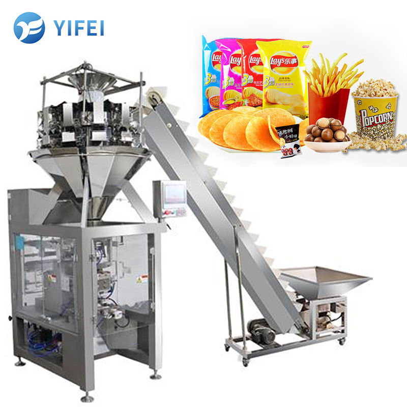 Máquina de embalaje de granos de alta velocidad de 14 cabezas, bolsas de 100 g de nueces, exportador directo