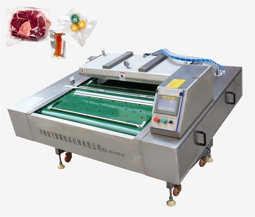 Máquina de embalaje al vacío de foie gras con 2-6 ciclos/min de velocidad de embalaje y bomba de vacío