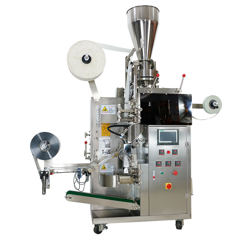 Máquina automática de embalaje de bolsas de té pequeñas y internas y exteriores para granulados de hojas rotas de té