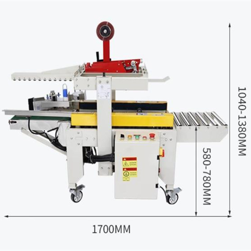 Máquina versátil de sellado y etiquetado de cartón para envases Aplicar longitud del cartón≥130mm