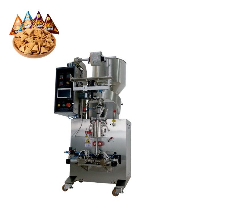 Máquina automática de embalaje de granulados verticales con sello triangular de 3 lados