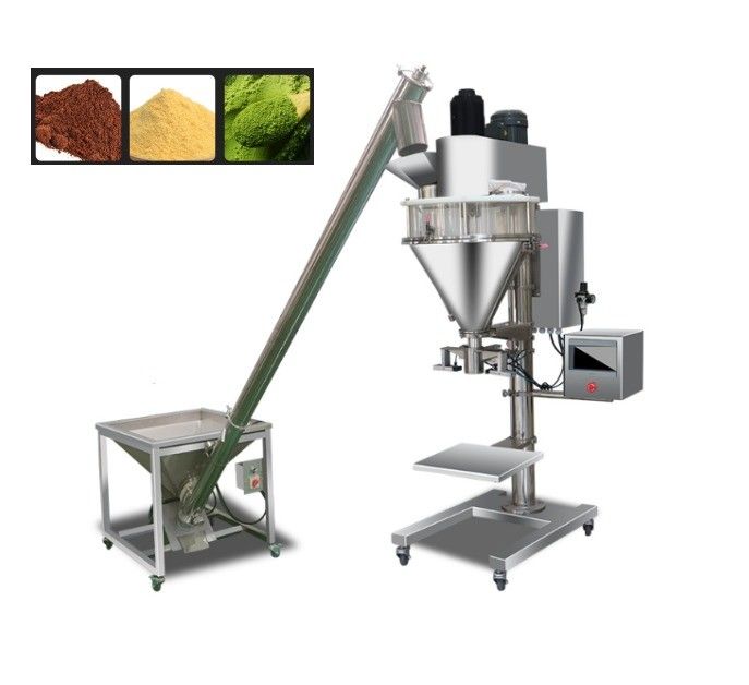 710*810*1900mm Máquina semiautomática de llenado de polvo de especias de leche para 1-15 kg de producto