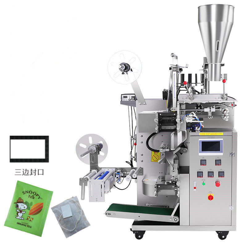 L1805*W731*H2065mm Máquina de embalaje de té doble para polvo granular y papel de filtro