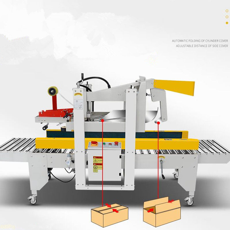 Máquina de sellado de caja de cartón de caja de carpetas semiautomática de 400W con accionamiento izquierdo derecho