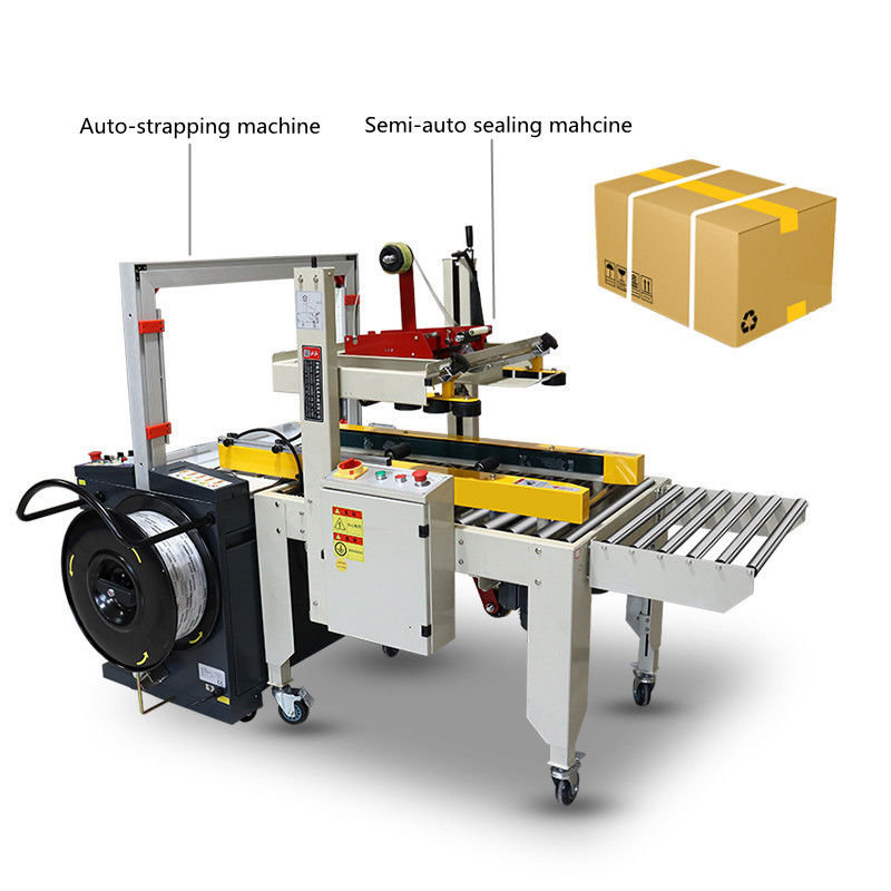 Cajas/cajas/cartones/cajas onduladas Máquinas semiautomáticas de sellado de cerraduras de cartón para el suministro