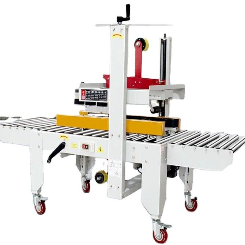 1830*670*1230mm Máquina semiautomática de sellado de cinta de cartón con conducción izquierda y derecha