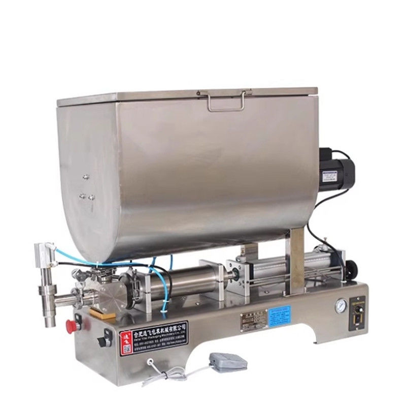 1100*480*800 mm Máquina de llenado neumático horizontal para salsa de acero inoxidable 304