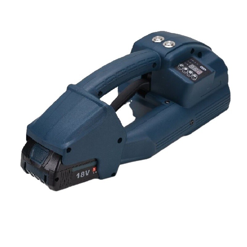 Máquina de envoltura automática de correas eléctricas para cinturones de plástico PET PP de 10-16 mm