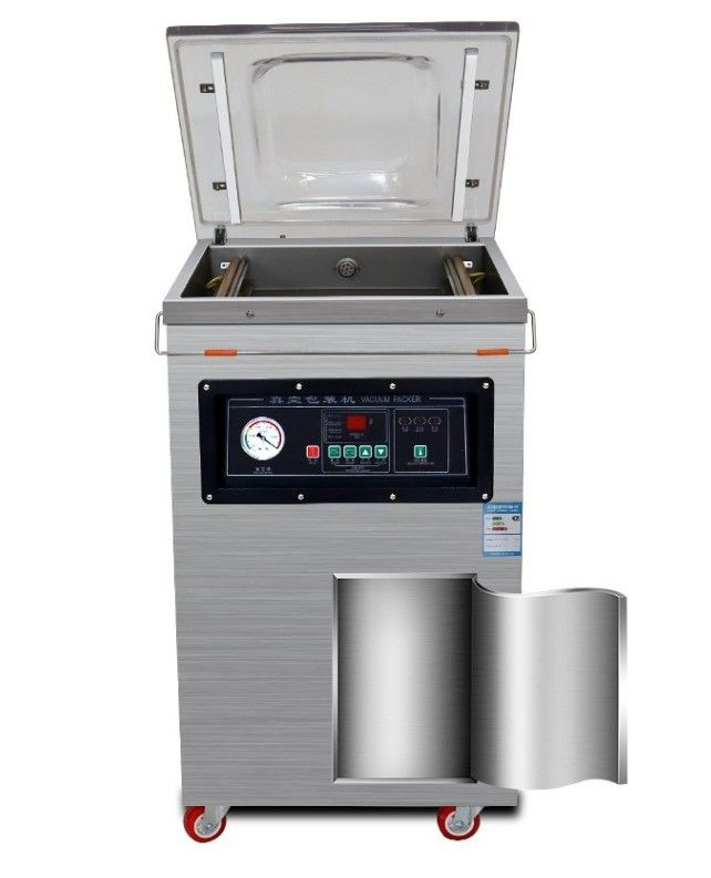Máquina semiautomática de sellado de vacío de succión húmeda y seca para alimentos comerciales para bolsas grandes
