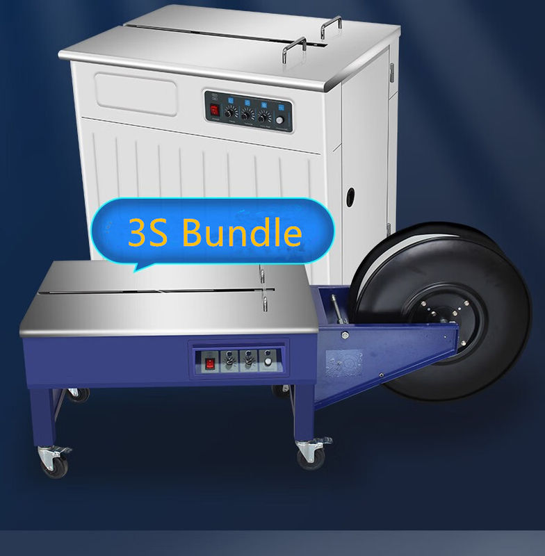 60 KG Vertical Semi Auto PP Cinturón de caja de embalaje con 250W de suministro de energía
