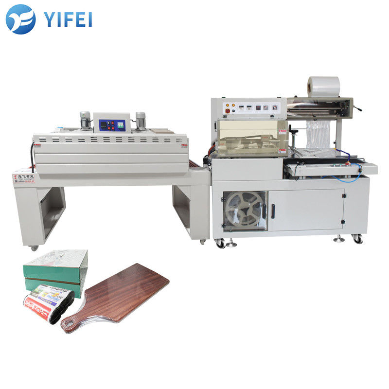 Tensión 380V/220V Alta velocidad POF Film Shrink Wrapper para la caja de alimentos túnel de encogimiento térmico