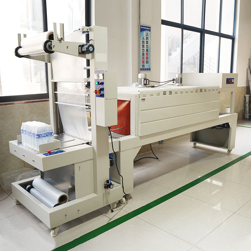 750 50 mm Alturas de la mesa de trabajo Semi-automática botella de PET máquina de envoltura para botellas de agua
