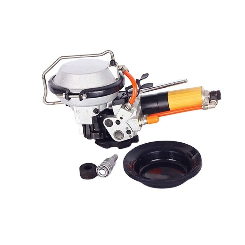 Después de servicio Apoyo en línea 16mm/19mm Air Pneumatic Power Operated Steel Strap Packing Strapping Tool Plata
