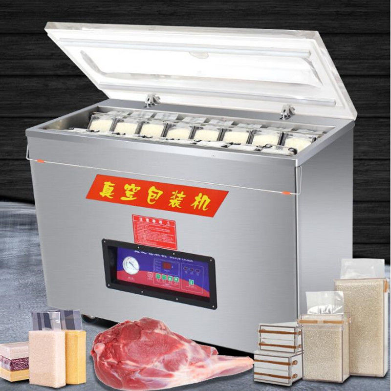 Máquina semiautomática de embalaje al vacío de granos de arroz y mijo de gran tamaño grande con potencia de motor de 900W