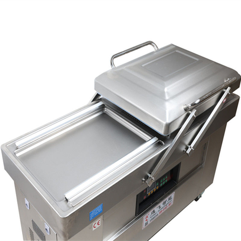 Seis funciones de memoria Máquina de sellado de embalaje a vacío de doble cámara para envases de alimentos
